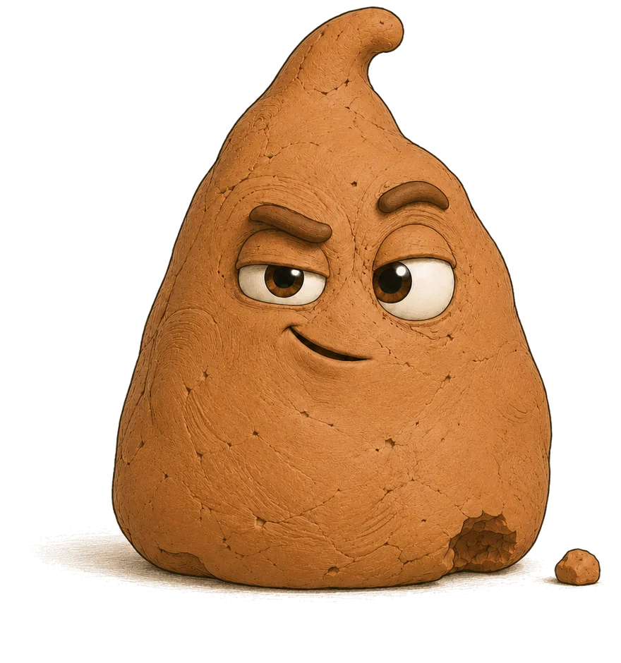 ÇAMUR: an unfired, brown lump of clay. Eyebrows raised,
                  glancing sideways, smiling faintly.